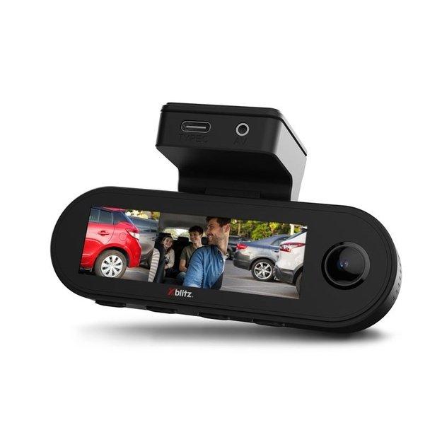 XBLITZ VECTOR 3CH 3-CHANNEL DVR WITH REARVIEW CAMERA, Wi-Fi, AND GPS