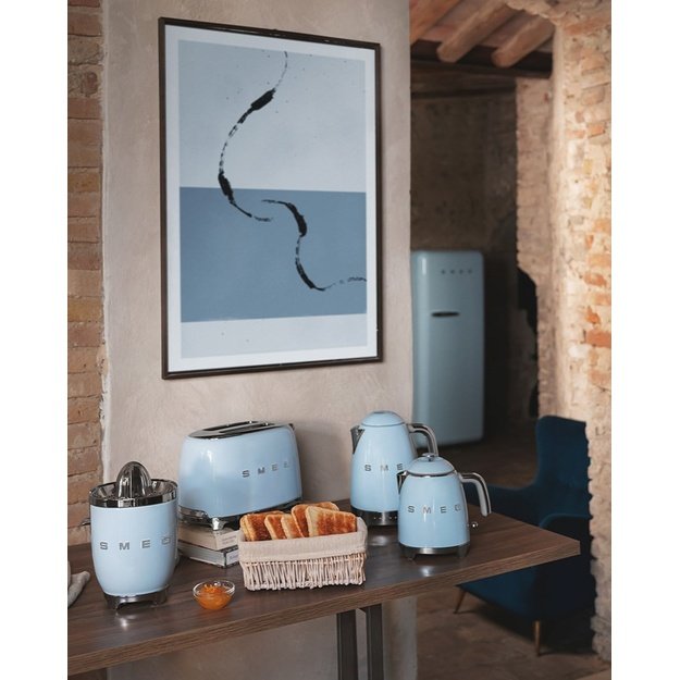 Smeg 50 s Style Toaster TSF01PBEU Pastel Blue