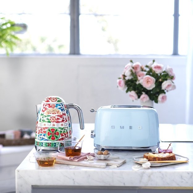 Smeg 50 s Style Toaster TSF01PBEU Pastel Blue