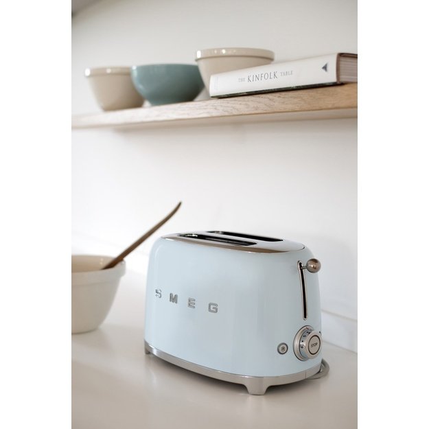Smeg 50 s Style Toaster TSF01PBEU Pastel Blue
