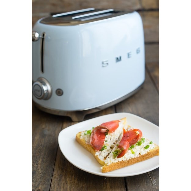 Smeg 50 s Style Toaster TSF01PBEU Pastel Blue