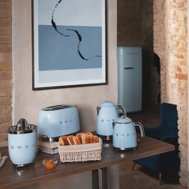 Smeg 50 s Style Toaster TSF01PBEU Pastel Blue