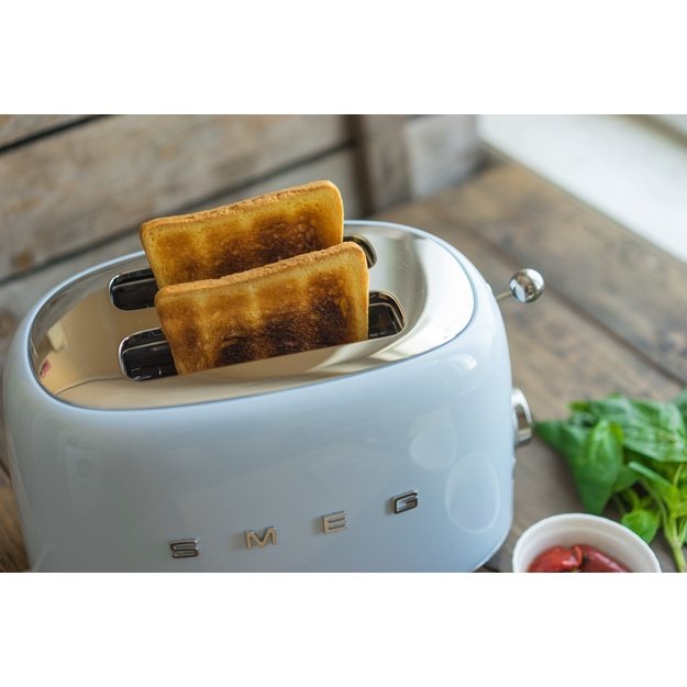 Smeg 50 s Style Toaster TSF01PBEU Pastel Blue