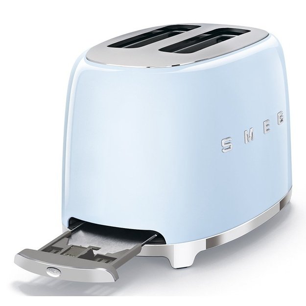 Smeg 50 s Style Toaster TSF01PBEU Pastel Blue