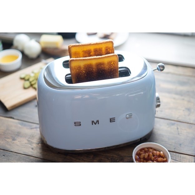 Smeg 50 s Style Toaster TSF01PBEU Pastel Blue