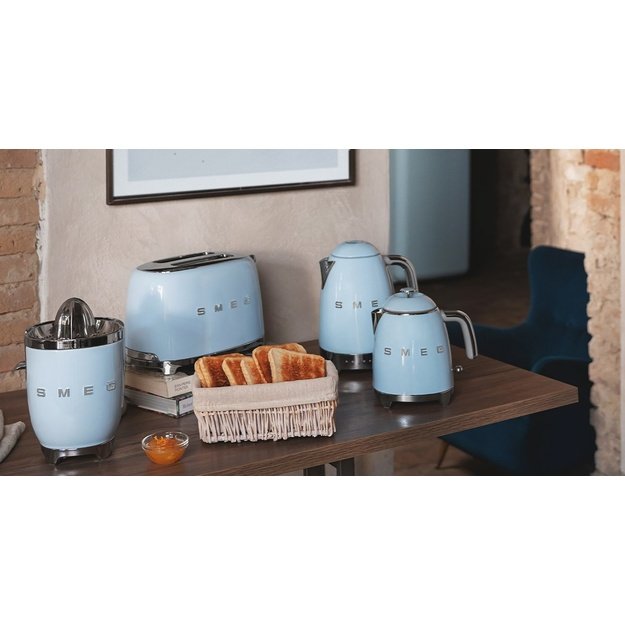 Smeg 50 s Style Toaster TSF01PBEU Pastel Blue