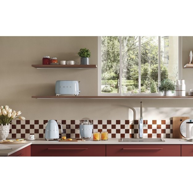 Smeg 50 s Style Toaster TSF01PBEU Pastel Blue