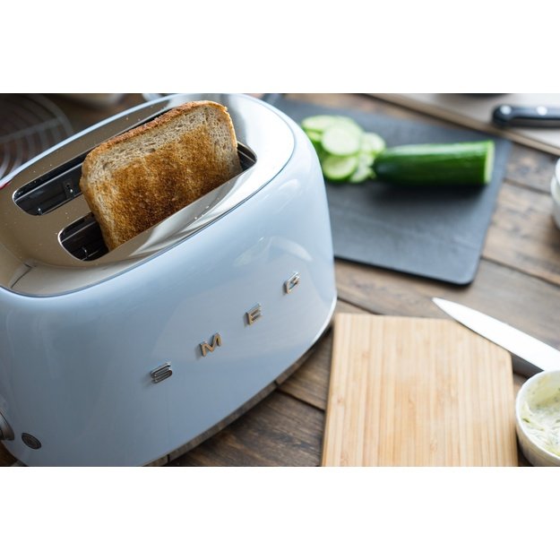 Smeg 50 s Style Toaster TSF01PBEU Pastel Blue
