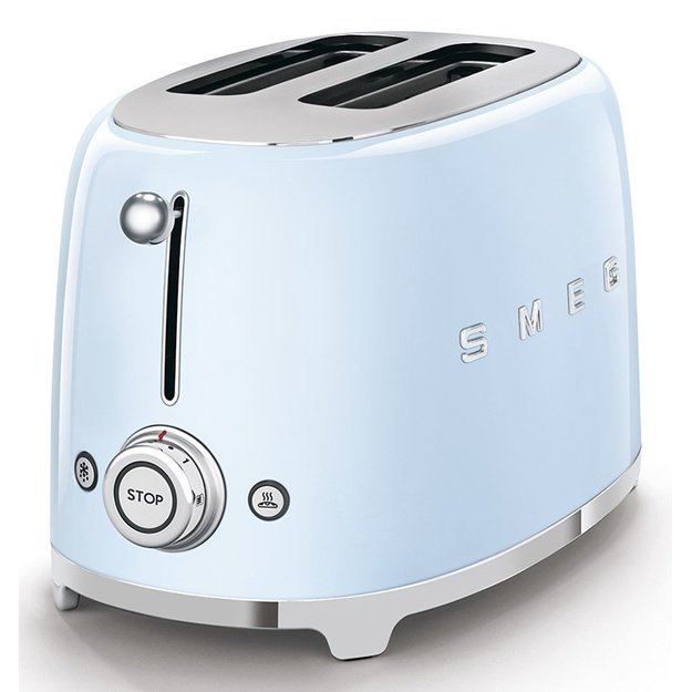 Smeg 50 s Style Toaster TSF01PBEU Pastel Blue