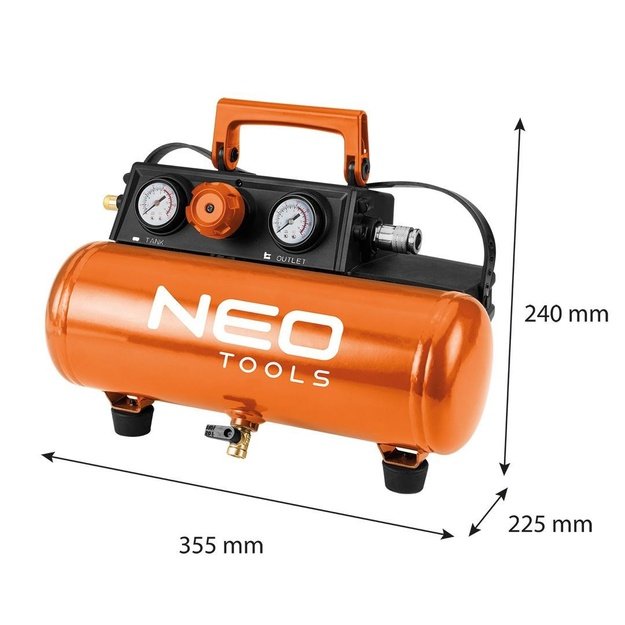 Compressor 8 bar 3.8 l