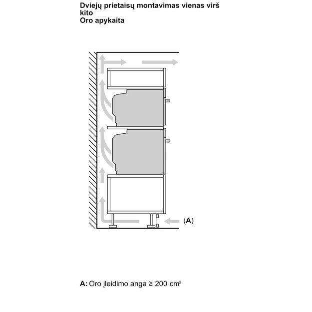 Įmontuojama orkaitė su garų funkcija Bosch Serija 8, HRG7761B1, 71 l