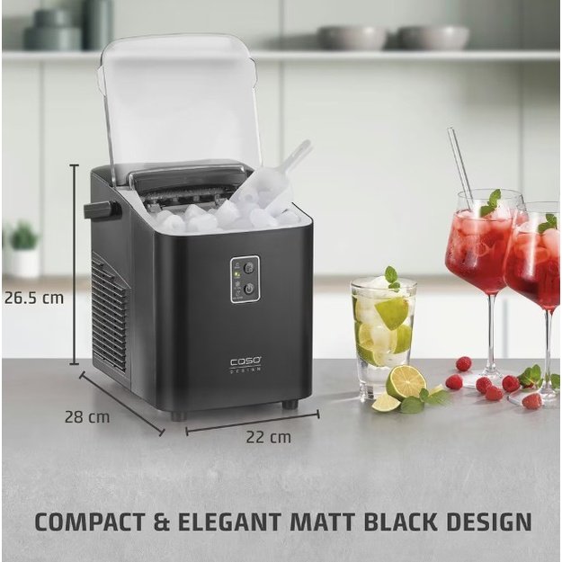 CASO IceChef Compact, 03401, matinė juoda