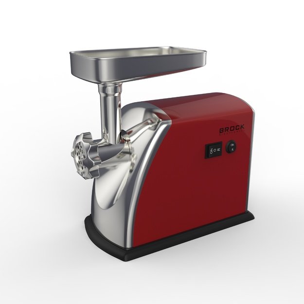 Brock MG 1601 RD Meat Grinder 1400W, Red/Steel