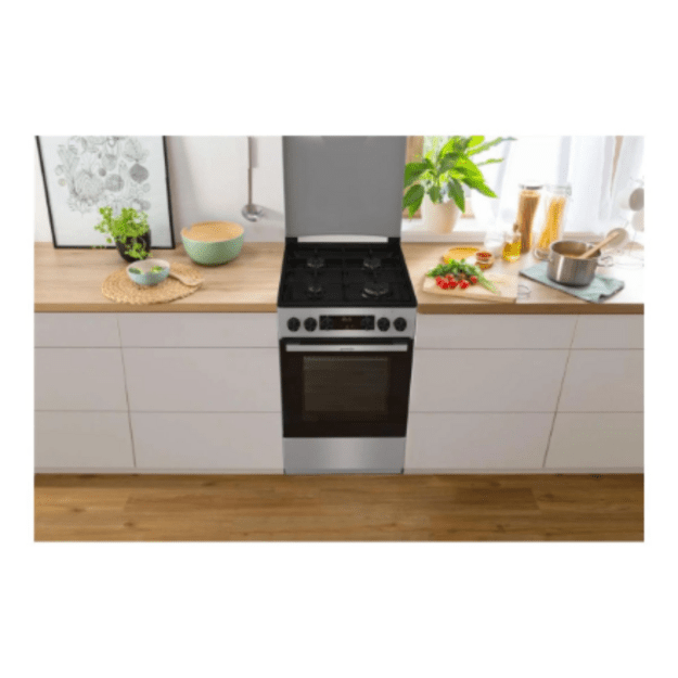 Gorenje GK5C42SJ | Cooker | Hob type Gas | Oven type Electric | Grey | Width 50 cm | Grilling | Depth 59.4 cm | 62 L