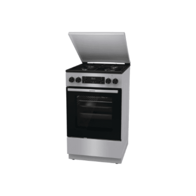 Gorenje GK5C42SJ | Cooker | Hob type Gas | Oven type Electric | Grey | Width 50 cm | Grilling | Depth 59.4 cm | 62 L