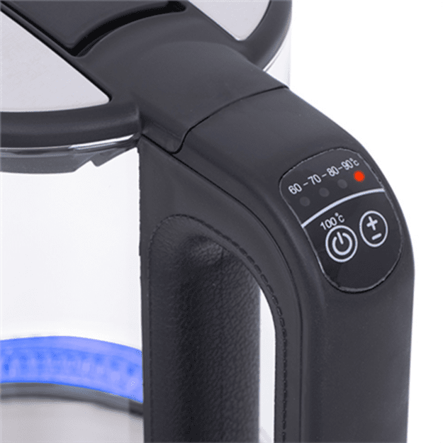 Mesko | Kettle | MS 1301b | Electric | 1850 W | 1.7 L | Glass | 360&deg; rotational base | Black