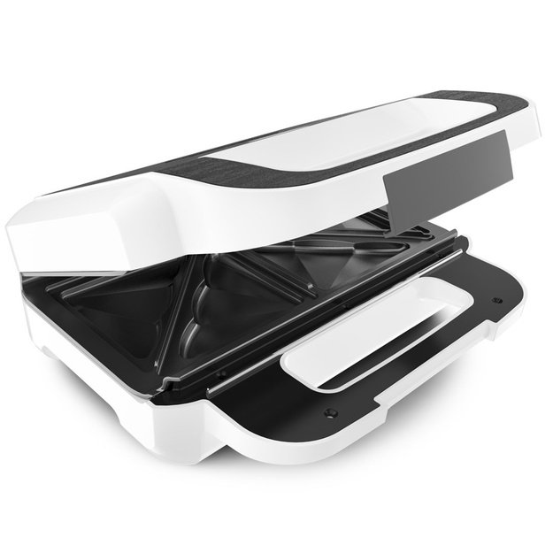 TEFAL | Wafle Maker Snack XL | SW701110 | 850 W | Number of pastry 2 | Belgium | White/Grey