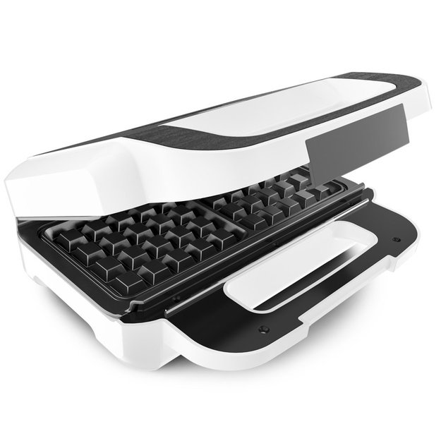 TEFAL | Wafle Maker Snack XL | SW701110 | 850 W | Number of pastry 2 | Belgium | White/Grey