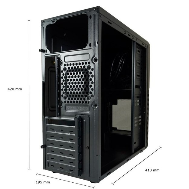 LC-Power LC-7041B-ON computer case Midi Tower Black