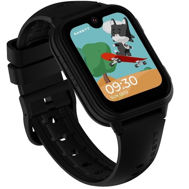 I&scaron;manusis laikrodis su lietuvi&scaron;ku meniu Garett Kids Vibe AI 4G su GPS, kamera, Black