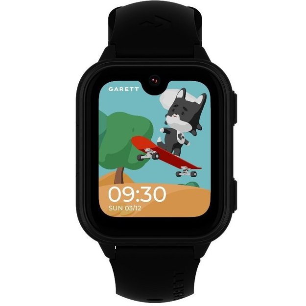 I&scaron;manusis laikrodis su lietuvi&scaron;ku meniu Garett Kids Vibe AI 4G su GPS, kamera, Black
