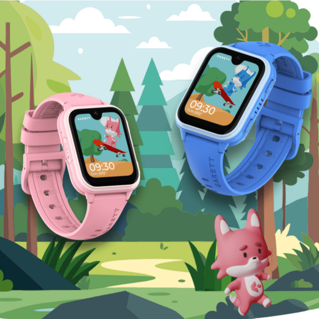 I&scaron;manusis laikrodis su lietuvi&scaron;ku meniu Garett Kids Vibe AI 4G su GPS, kamera, Black