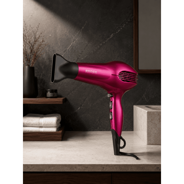 Brock HD 9501 PK Hair Dryer 1800W, Pink