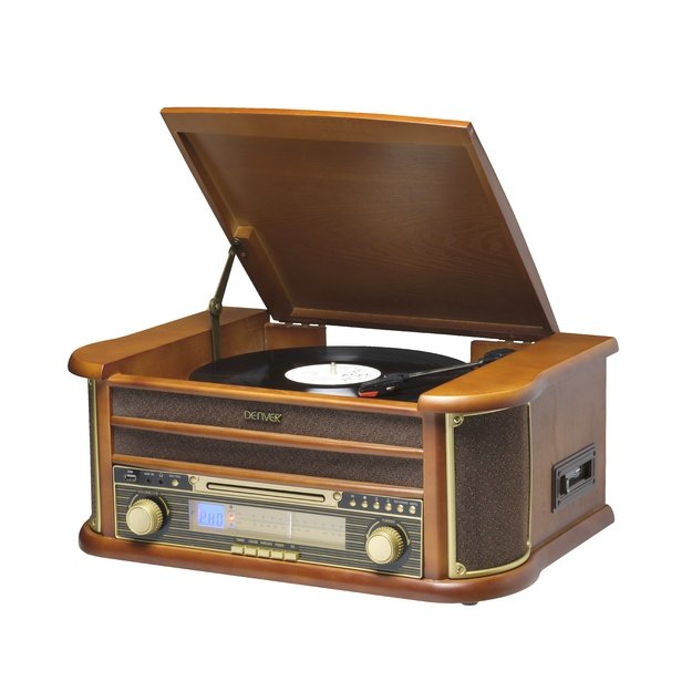 Retro wooden music center Denver MCR-50MK3 with tu