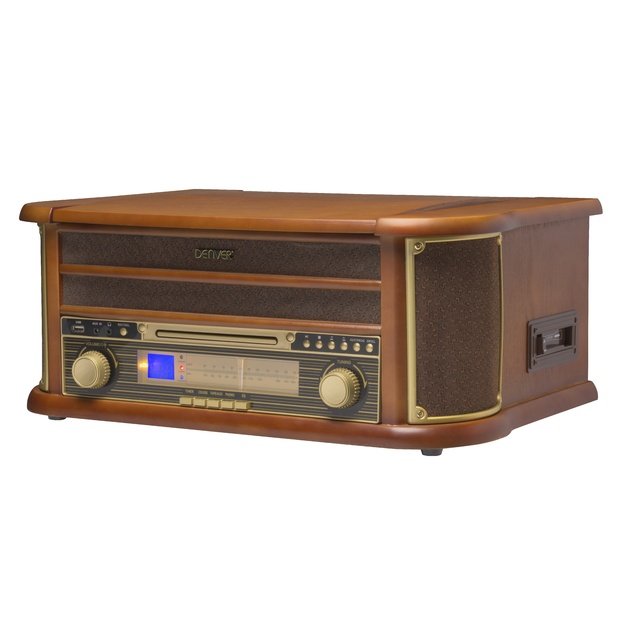 Retro wooden music center Denver MCR-50MK3 with tu