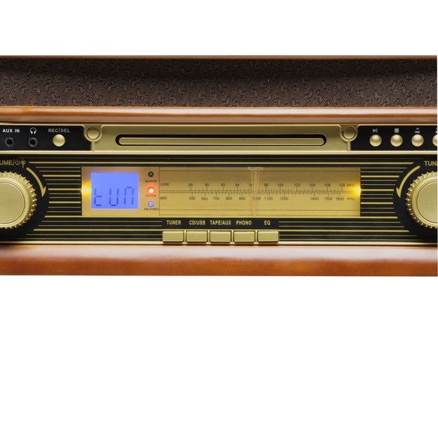 Retro wooden music center Denver MCR-50MK3 with tu