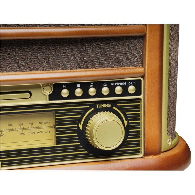Retro wooden music center Denver MCR-50MK3 with tu