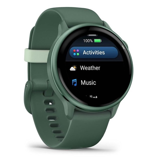 Garmin v&iacute;voactive 6 3.05 cm (1.2 ) AMOLED 42 mm Digital 390 x 390 pixels Touchscreen Green Wi-Fi GPS (satellite)