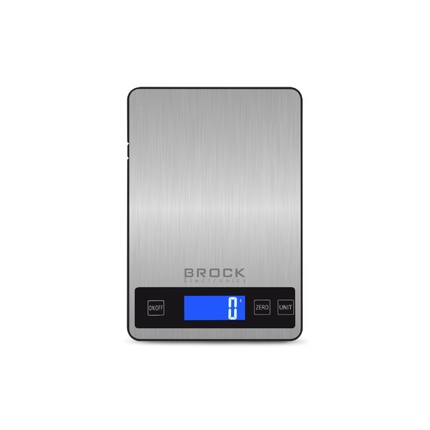 Brock SKS 1008 Large Size Digital Kitchen Scale With LED Display