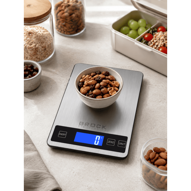 Brock SKS 1008 Large Size Digital Kitchen Scale With LED Display