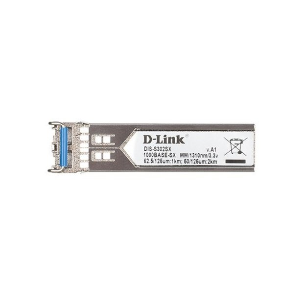 D-Link DIS-S302SX - Fiber module - 1000 Mbps - mini-GBIC - SFP - SX - 20000 m