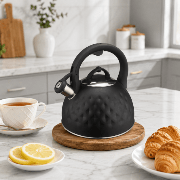 Brock MWK 003 BK La Cuisinette Kettle 2,5L Black/Steel