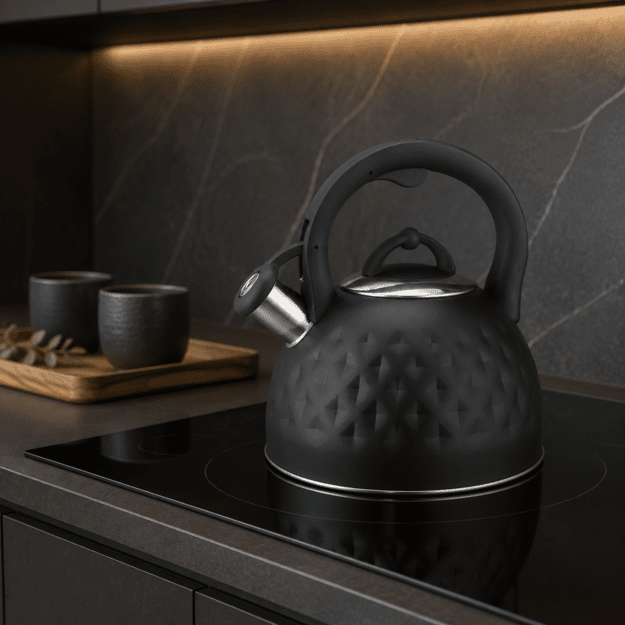 Brock MWK 003 BK La Cuisinette Kettle 2,5L Black/Steel
