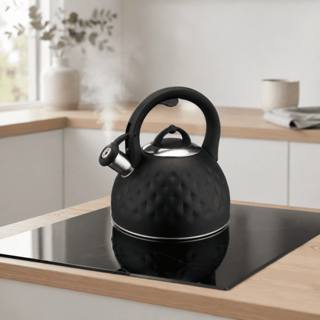 Brock MWK 003 BK La Cuisinette Kettle 2,5L Black/Steel