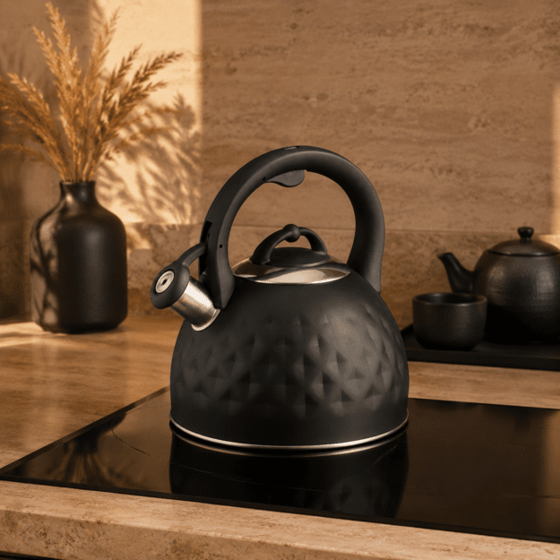 Brock MWK 003 BK La Cuisinette Kettle 2,5L Black/Steel