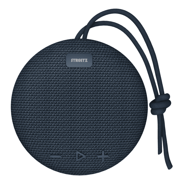 Bluetooth kolonėlė STREETZ atspari vandeniui, 1x 5 W, AUX, IPX7, mic, mėlyna / CM769