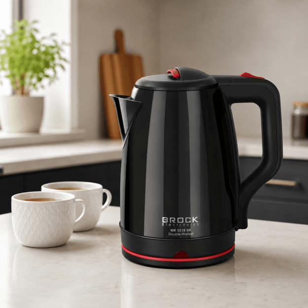 Brock WK 5518 BK Kettle With 360 Degree Base 2,0L 1500W Black