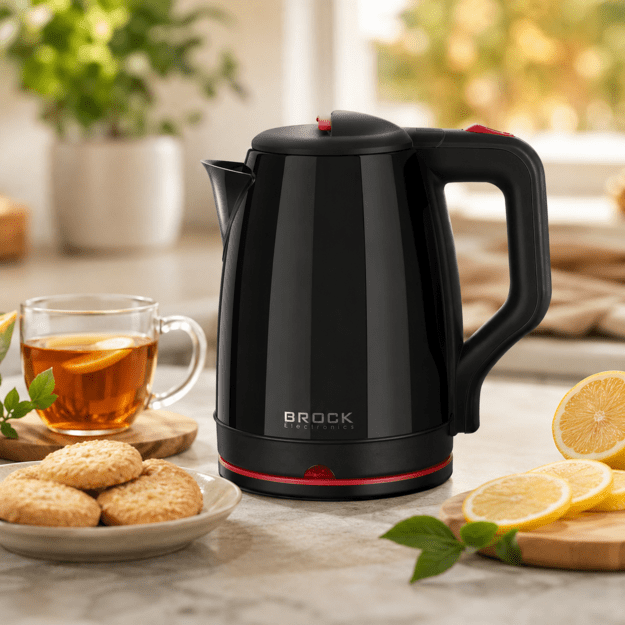 Brock WK 5518 BK Kettle With 360 Degree Base 2,0L 1500W Black
