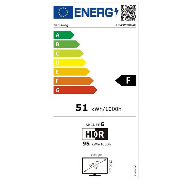 Televizorius Samsung Mini LED M70H 4K, Vision AI Smart TV (2026), UE43M70HAUXXH