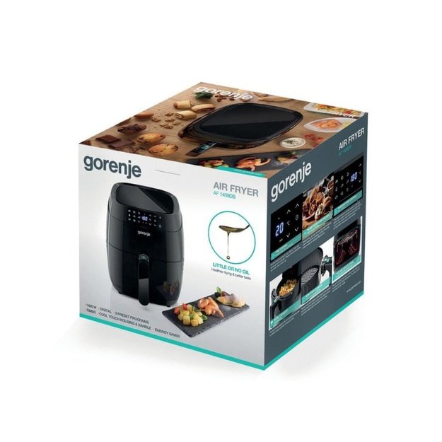 Gorenje AF1409DB Air Fryer, 3.5 L, 1400 W, LED Display, 1400 W