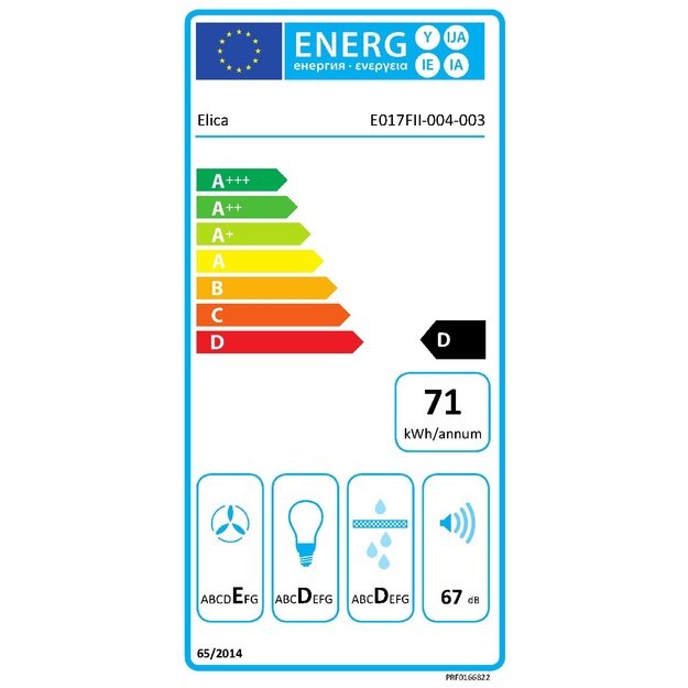 Elica ERA C BL/A/52 Built-in Black 370 m&sup3;/h D