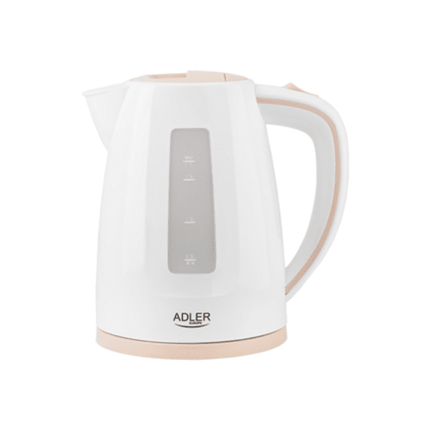 Adler | Kettle | AD 1264 | Standard | 2200 W | 1.7 L | Plastic | 360&deg; rotational base | White