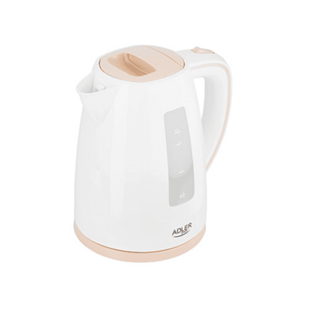 Adler | Kettle | AD 1264 | Standard | 2200 W | 1.7 L | Plastic | 360&deg; rotational base | White