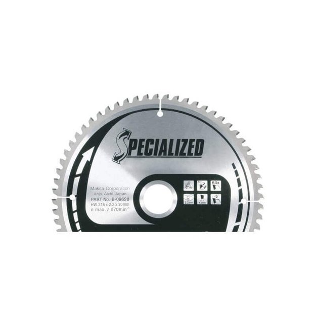 Pjovimo diskas MAKITA 235x30x2,3mm 48T 18&deg;