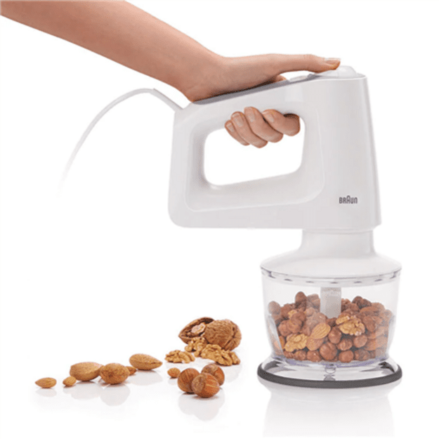Braun HM 3135 WH Hand mixer 500 W Grey, White