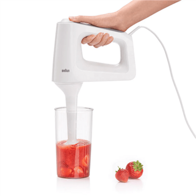 Braun HM 3135 WH Hand mixer 500 W Grey, White